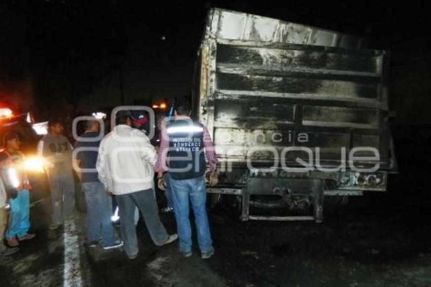 ACCIDENTE CAMIÓN DE GRAVA