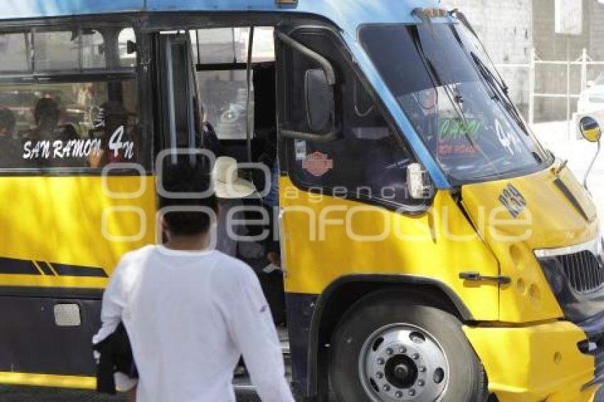 CHOFERES DE TRANSPORTE PÚBLICO . RUTA