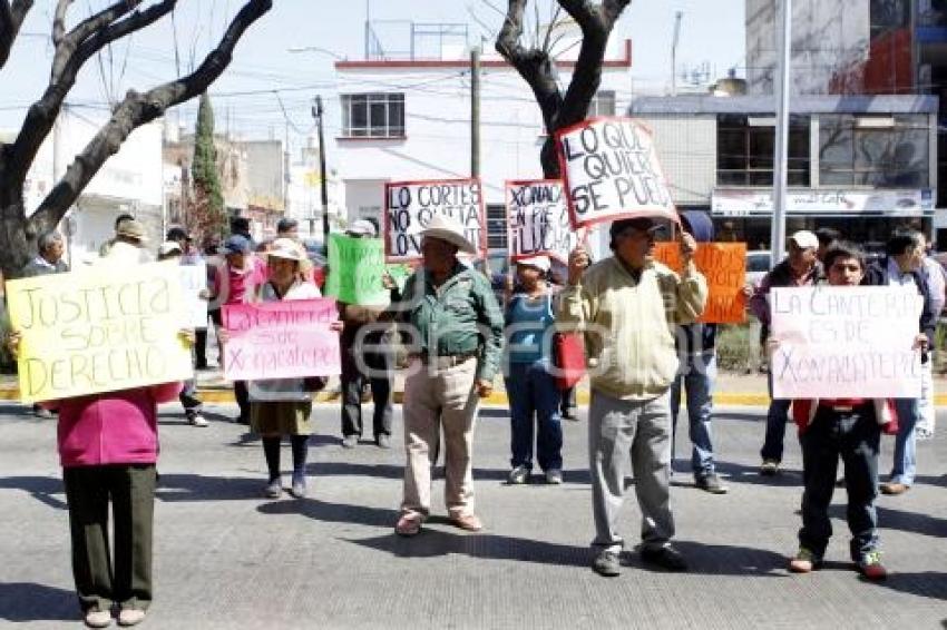 MANIFESTACIÓN. SANTA MARIA XONACATEC