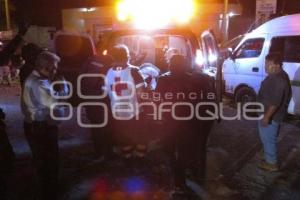 POLICÍA ATROPELLADO . TEHUACÁN