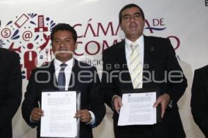 FIRMA CONVENIO CHOLULA Y CANACO