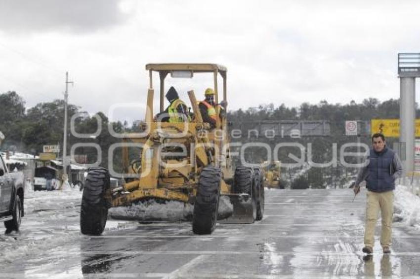 NEVADA . CIERRE DE AUTOPISTA