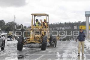 NEVADA . CIERRE DE AUTOPISTA