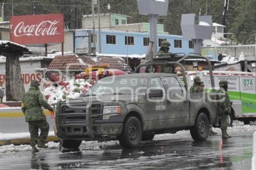 NEVADA . CIERRE DE AUTOPISTA