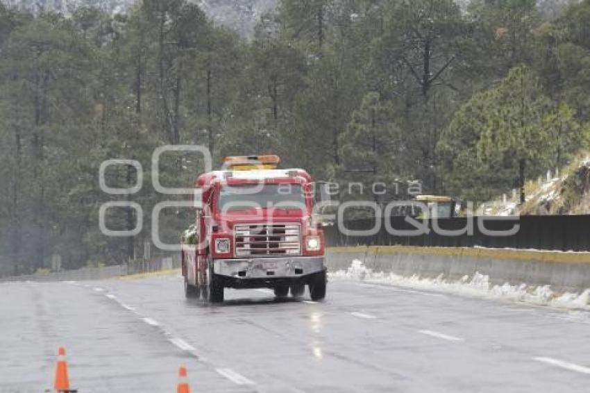 NEVADA . CIERRE DE AUTOPISTA