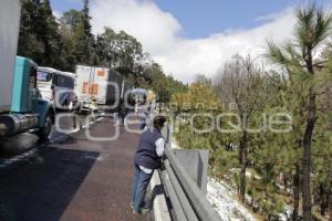 NEVADA . CIERRE DE AUTOPISTA