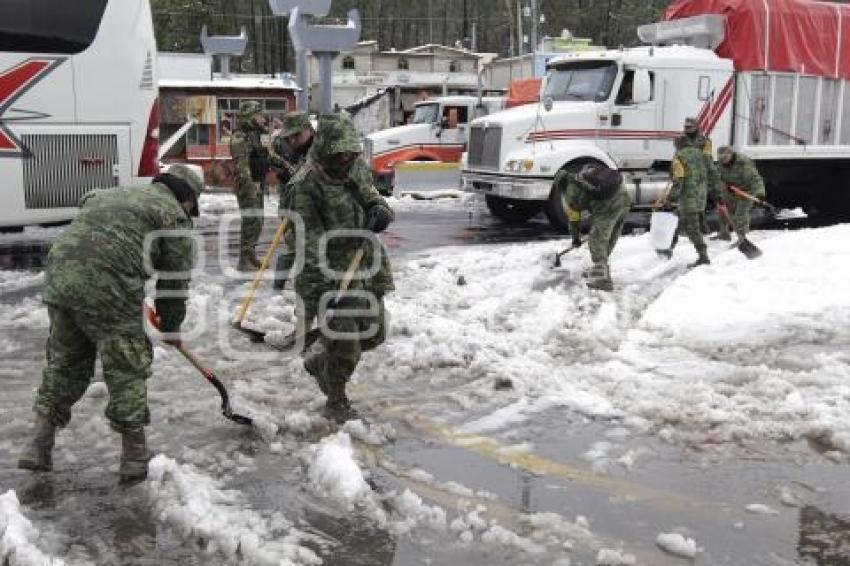 NEVADA . CIERRE DE AUTOPISTA