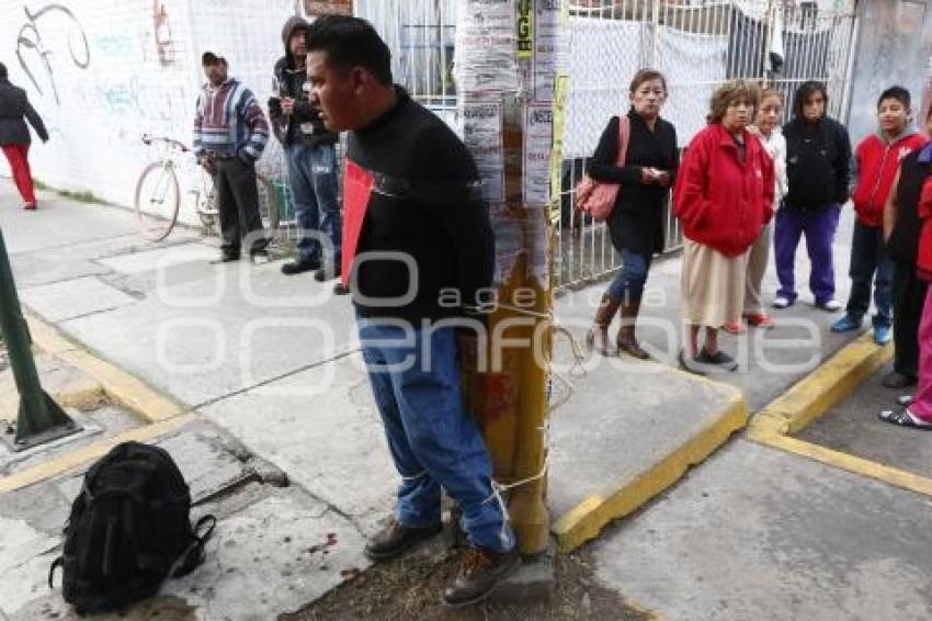 DETENIDO EN AGUA SANTA