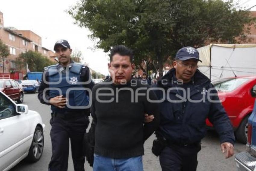 DETENIDO EN AGUA SANTA