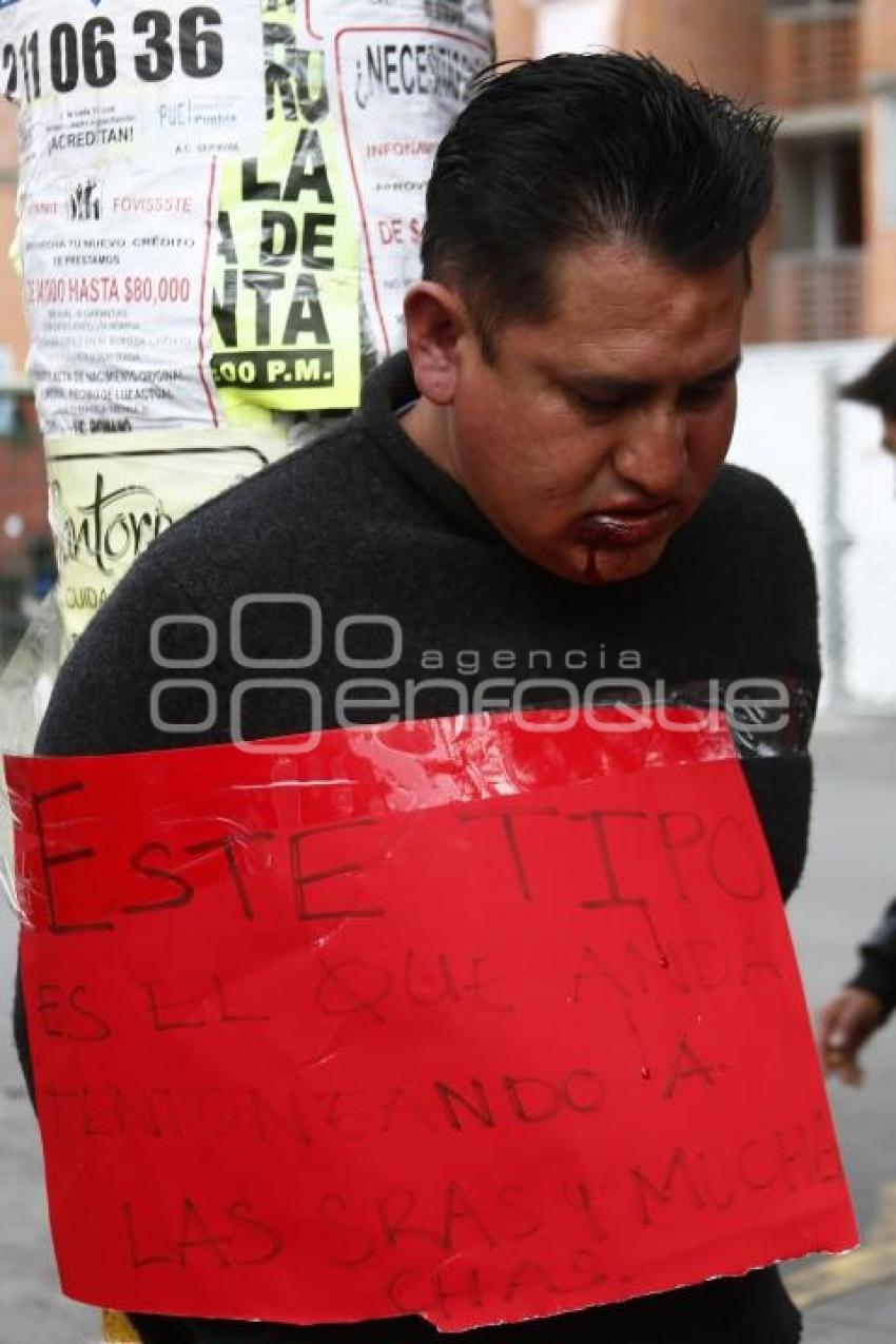 DETENIDO EN AGUA SANTA