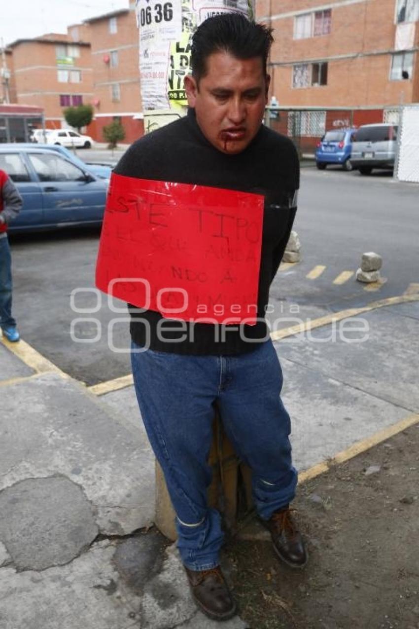 DETENIDO EN AGUA SANTA