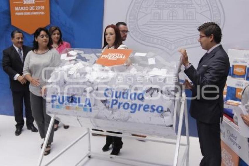 SORTEO PREDIAL . GOBIERNO MUNICIPAL