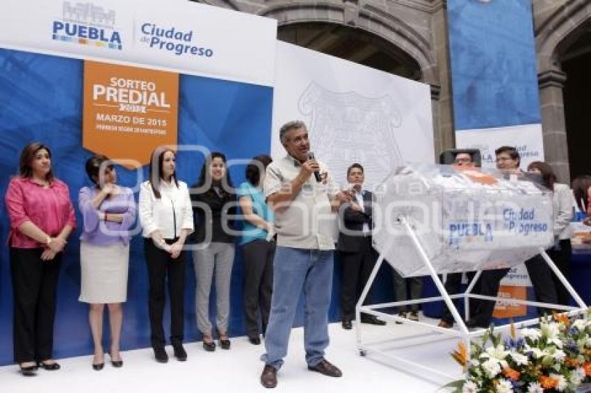 SORTEO PREDIAL . GOBIERNO MUNICIPAL