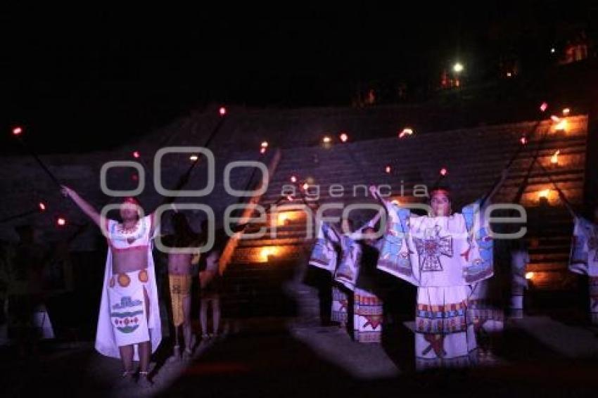 RITUAL A QUETZALCÓATL . PIRÁMIDE CHOLULA