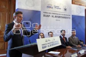 FIRMA CONVENIO AYUNTAMIENTO - BUAP