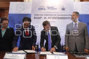 FIRMA CONVENIO AYUNTAMIENTO - BUAP