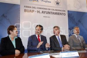 FIRMA CONVENIO AYUNTAMIENTO - BUAP