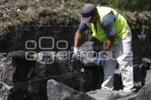 CHOLULA . OBRAS ZONA ARQUEOLÓGICA