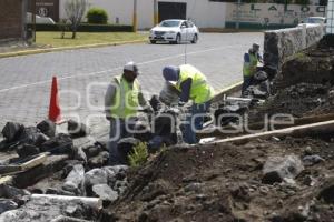 CHOLULA . OBRAS ZONA ARQUEOLÓGICA