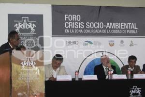 IBERO . FORO CRISIS SOCIO-AMBIENTAL