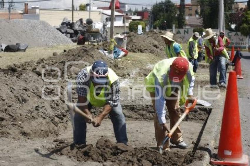 CHOLULA . OBRAS ZONA ARQUEOLÓGICA