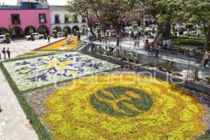 TAPETE FLORAL . ATLIXCO