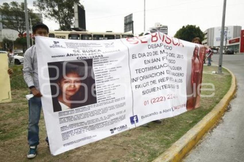 FAMILIARES MENOR DESAPARECIDA