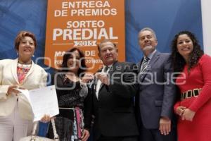 ENTREGA PREMIOS SORTEO PREDIAL