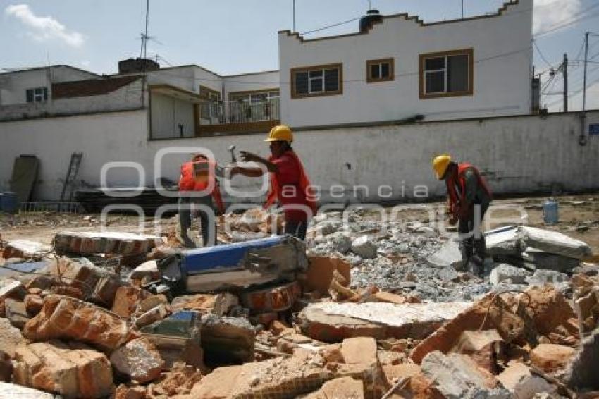 DEMOLICIÓN EDIFICIO FINANZAS CHOLULA