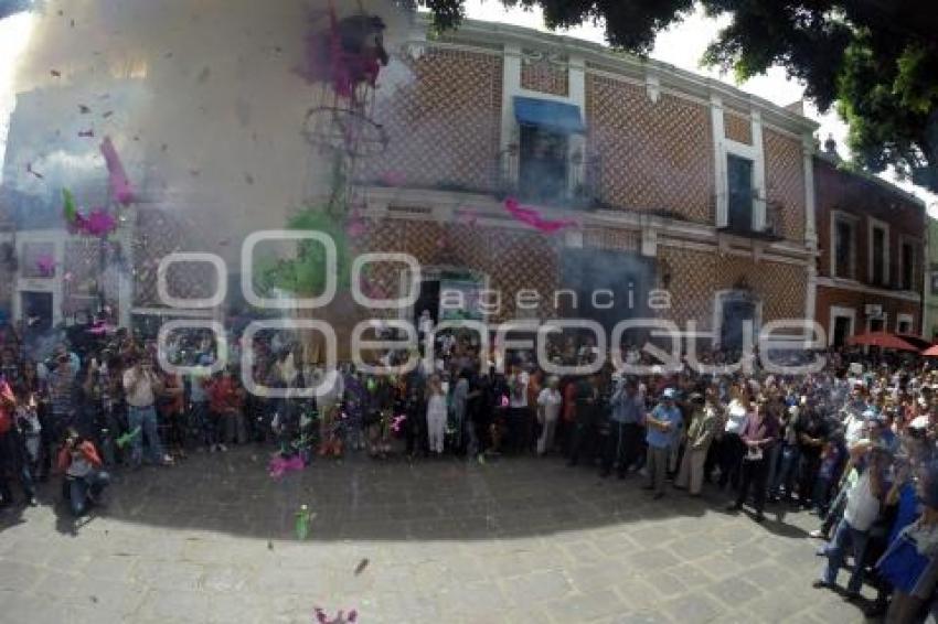 SEMANA SANTA . QUEMA DE JUDAS