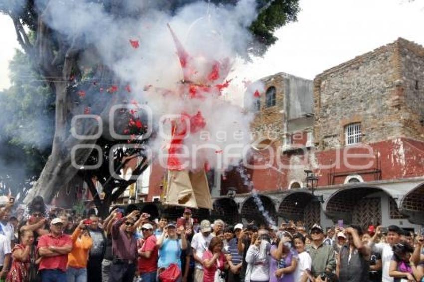 SEMANA SANTA . QUEMA DE JUDAS