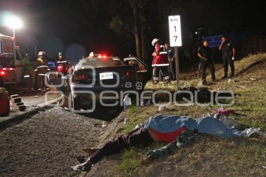 ACCIDENTE EN FEDERAL A ATLIXCO