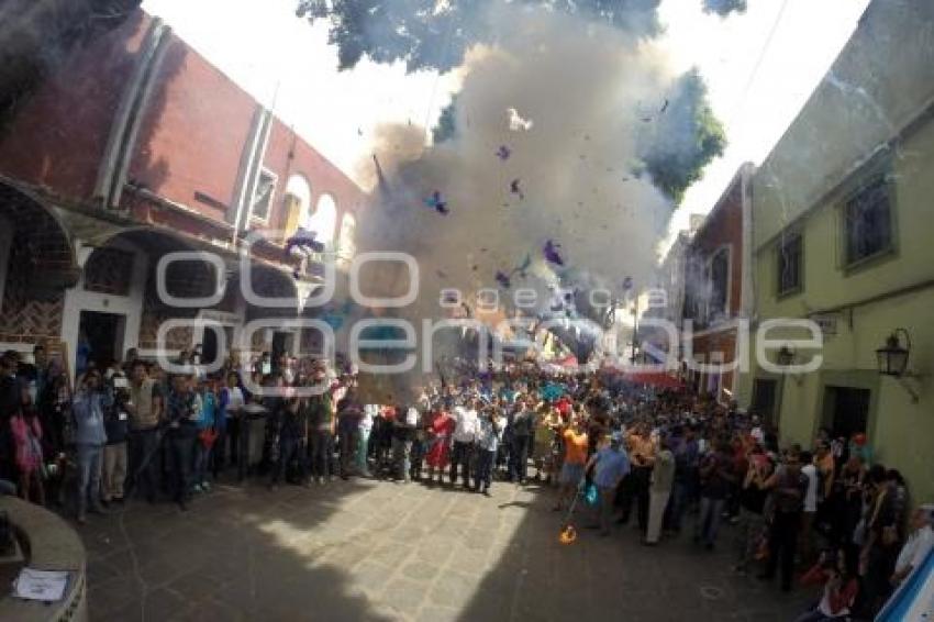 SEMANA SANTA . QUEMA DE JUDAS