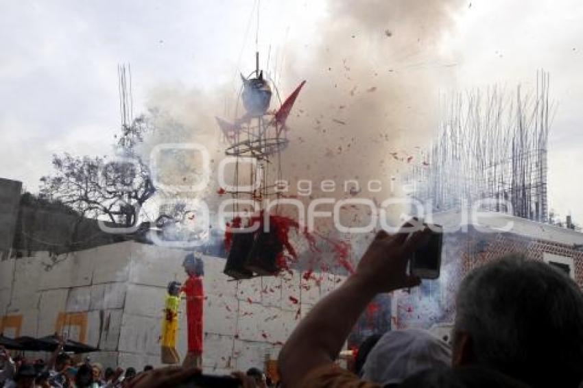 SEMANA SANTA . QUEMA DE JUDAS