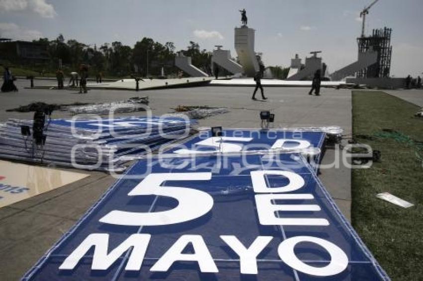 PREPARATIVOS DESFILE 5 DE MAYO