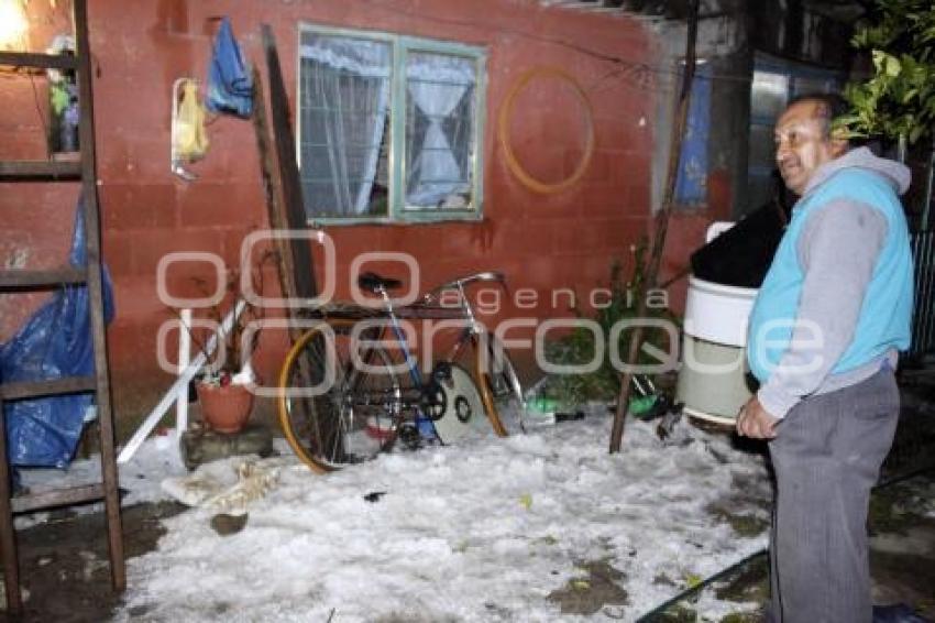 GRANIZO . SAN FELIPE TEOTLALCINGO