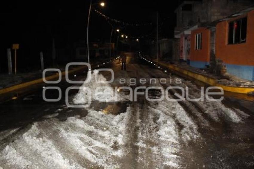 GRANIZO .  SAN FELIPE TEOTLALCINGO