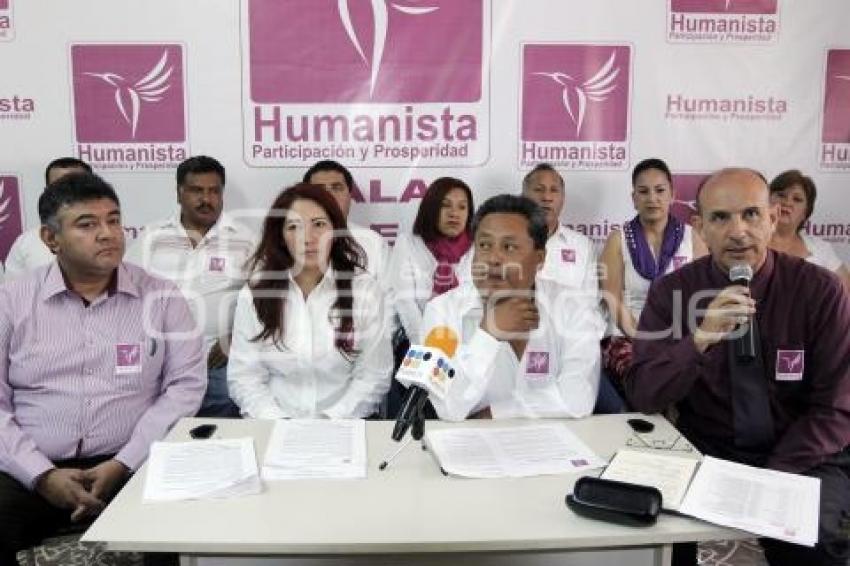 PARTIDO HUMANISTA . CANDIDATOS