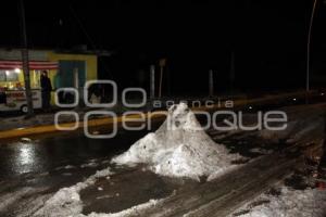 GRANIZO .  SAN FELIPE TEOTLALCINGO