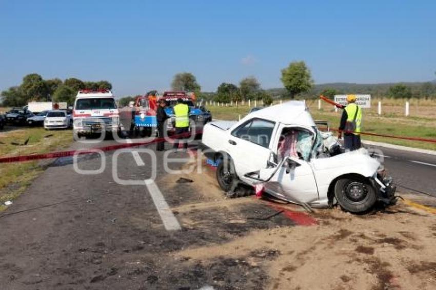 CHOQUE EN AUTOPISTA AMOZOC - PEROTE