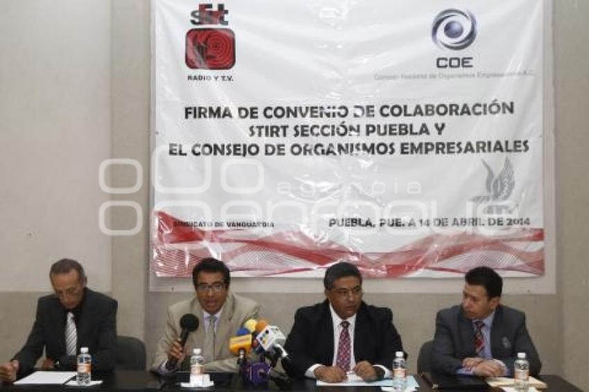 FIRMA CONVENIO COE Y STIRT