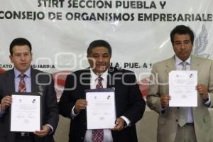 FIRMA CONVENIO COE Y STIRT