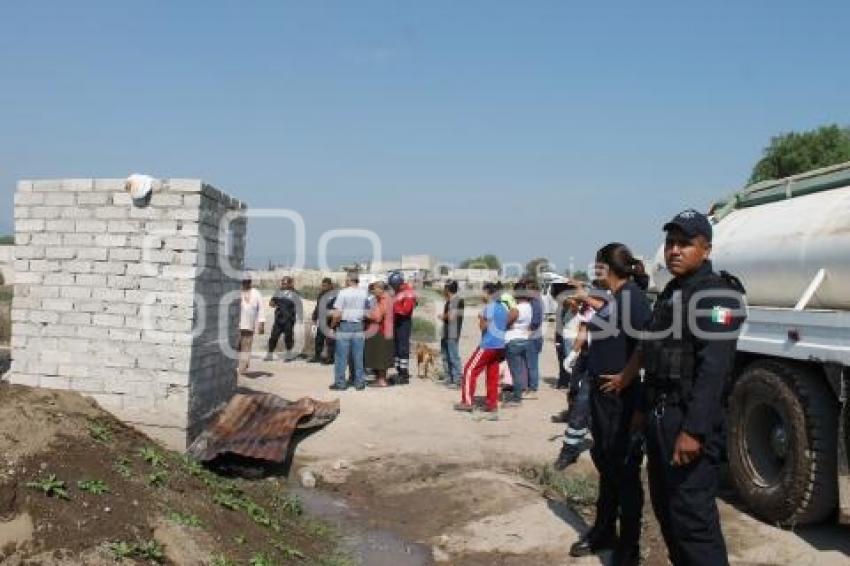 TEHUACAN. INCENDIO EN CASA HABITACIÓN