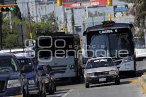 VÍA COMPARTIDA . METROBÚS