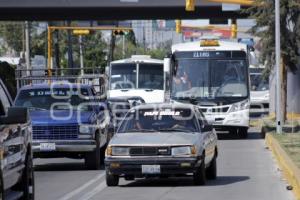 VÍA COMPARTIDA . METROBÚS