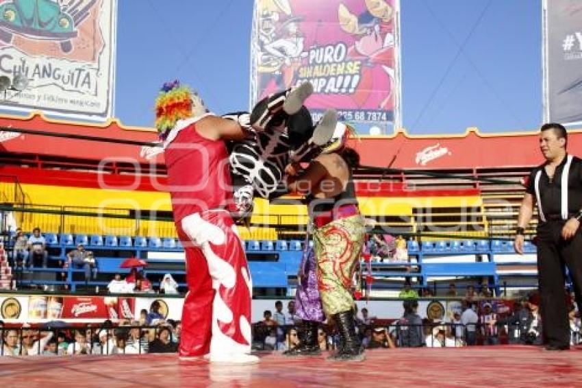 LUCHA LIBRE . FERIA DE PUEBLA