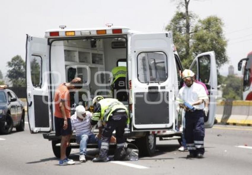 ACCIDENTE AUTOPISTA MÉXICO-PUEBLA