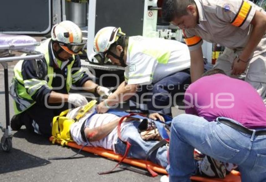 ACCIDENTE AUTOPISTA MÉXICO-PUEBLA