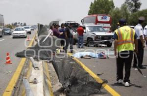 ACCIDENTE AUTOPISTA MÉXICO-PUEBLA