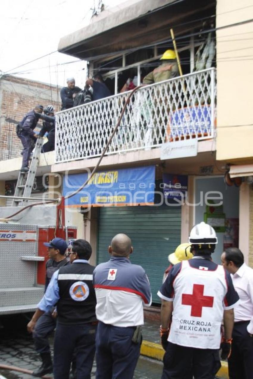 INCENDIO EN TEXMELUCAN